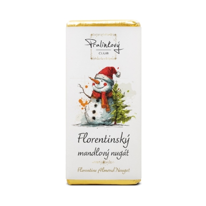 Pralinková čokoláda - Florentinský mandlový nugát