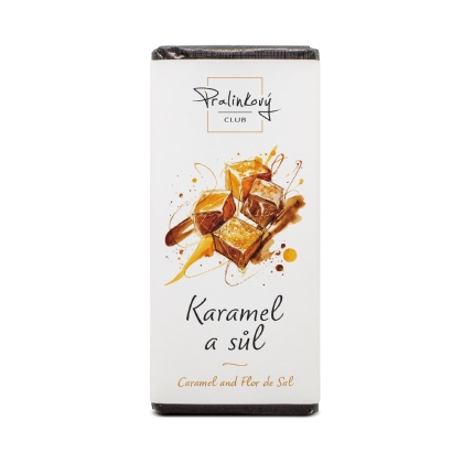 Pralinková čokoláda - Karamel a sůl