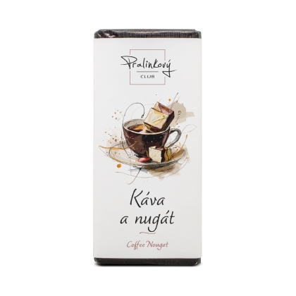 Pralinková čokoláda - Káva a nugát