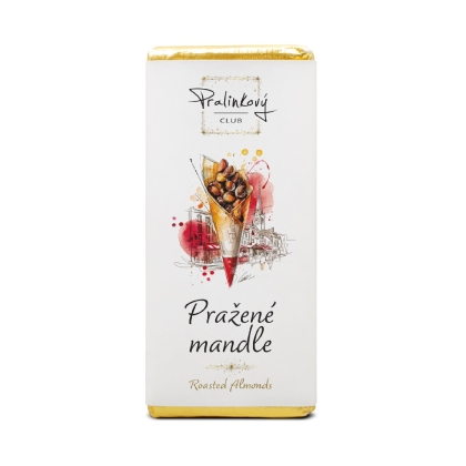 Pralinková čokoláda - Pražené mandle