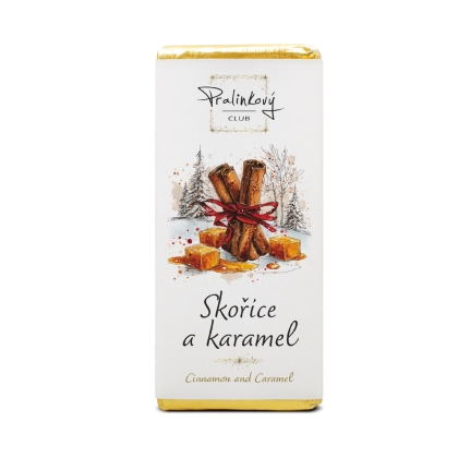 Pralinková čokoláda - Skořice a karamel